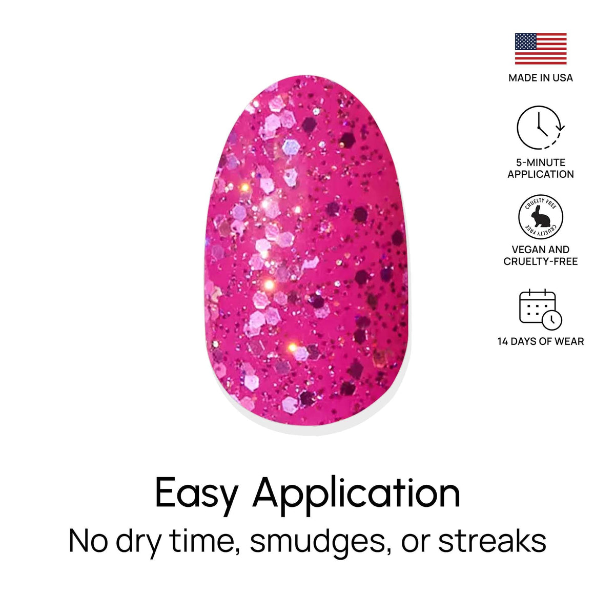 Travel-friendly manicure kit delivering chip-resistant wear on busy days