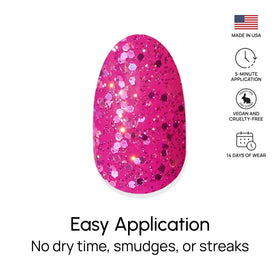 Travel-friendly manicure kit delivering chip-resistant wear on busy days