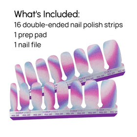 Color Street Wander Luster full manicure with gradient shimmer in minutes