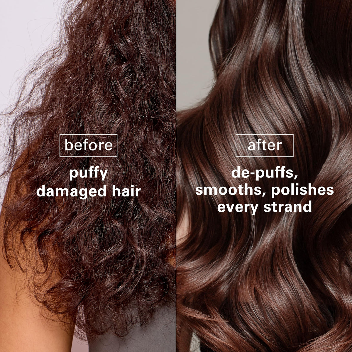 COLOR WOW Dreaming Advanced Repair close-up shows smooth dispersion for frizz control.