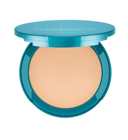 Colorescience Natural Finish pressed foundation SPF 20 Light Ivory delivers breathable, radiant coverage.