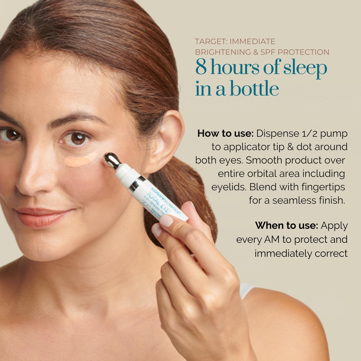 Colorescience Total Eye SPF 35 mineral sunscreen protects and nourishes