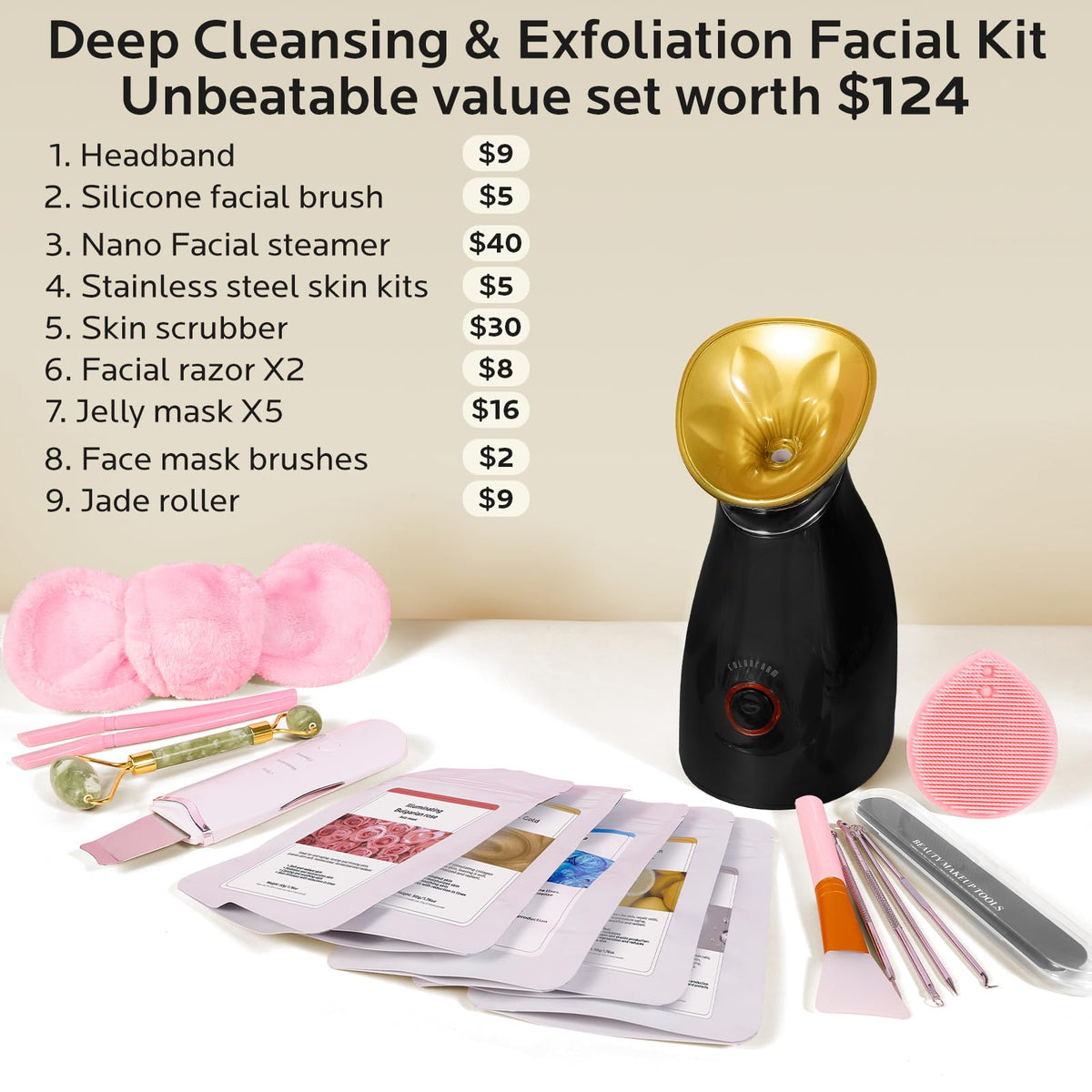 Colorfarm silicone cleansing brush for gentle daily cleansing.