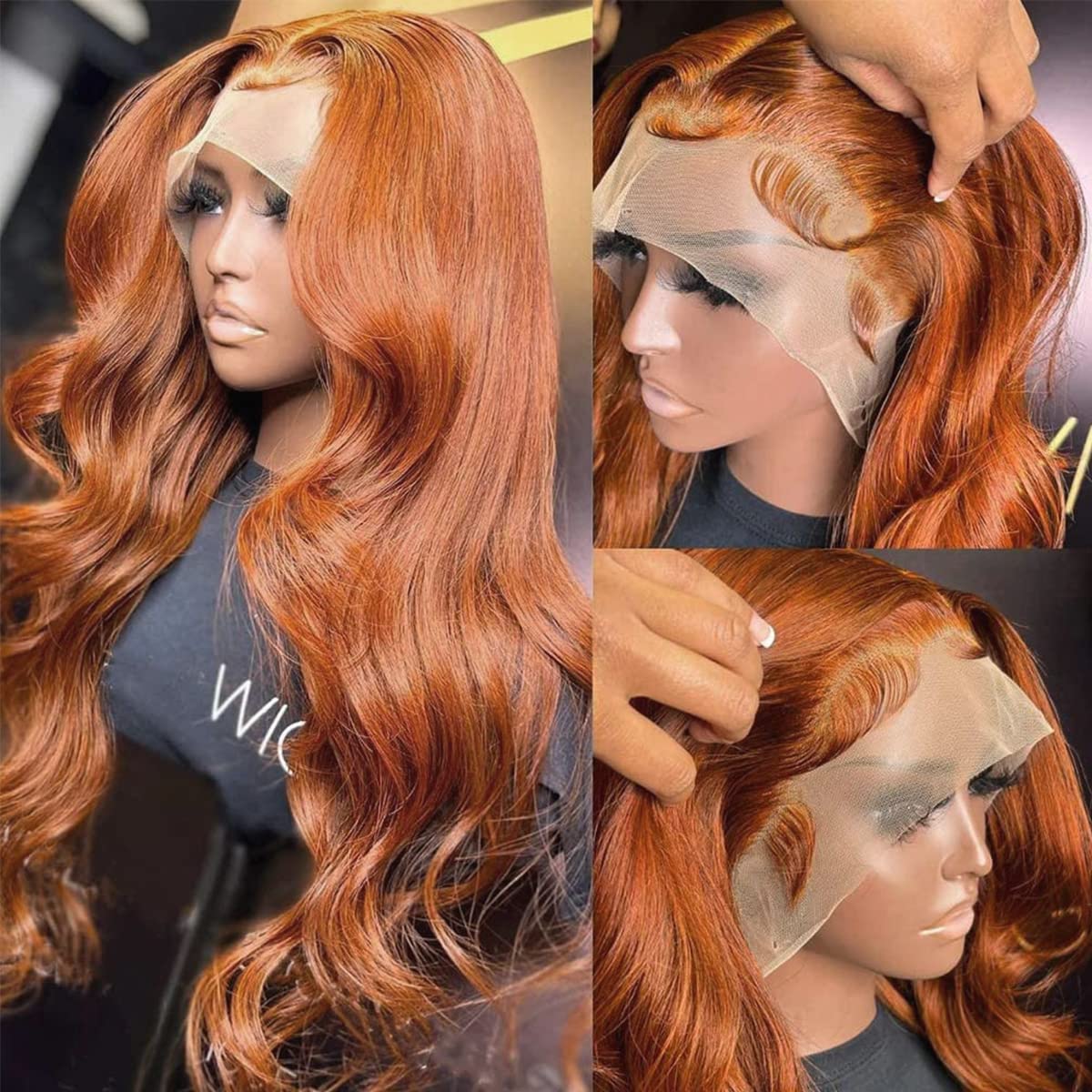 Colorful Bird HD lace front features glueless cap and secure fit