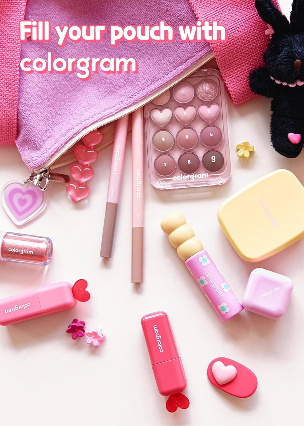 COLORGRAM Pin Point Eyeshadow Palette highly pigmented shades deliver professional-looking results