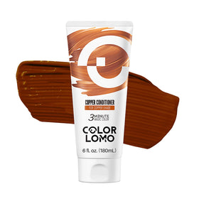COLORLOMO copper color deposit conditioner bottle showing vibrant hue for at-home use