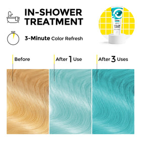 COLORLOMO Teal ingredients showcase shea butter and almond oil nourishing.