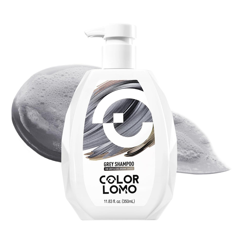 COLORLOMO Ultra Color Safe Shampoo grey bottle emphasizes color protection up to 50 washes