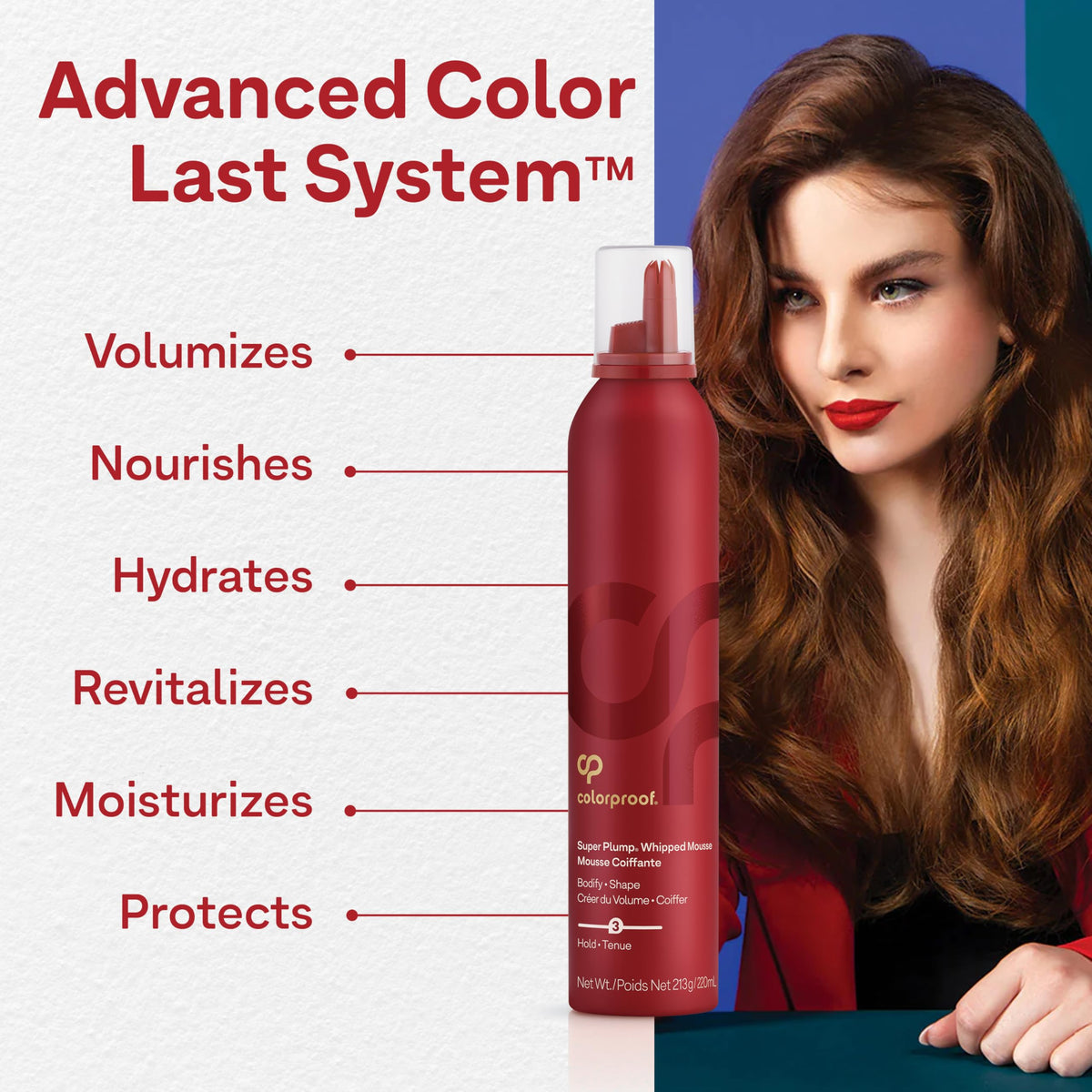 ColorProof Color Last System logo communicates color protection and fade resistance.