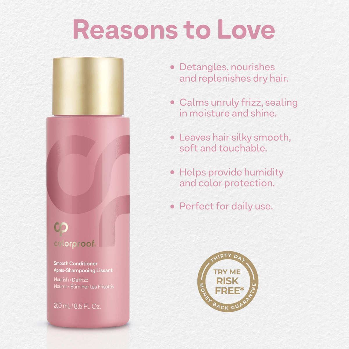 Colorproof Smooth Conditioner cream texture ready to smooth and detangle strands