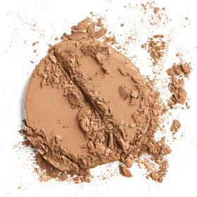 Colorescience Natural Finish foundation on brush application demonstrates smooth, even tone.