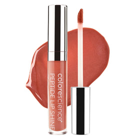 Colorscience Peptide Lip Shine Savanna bottle provides daily hydration and color.