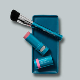 Colorscience Professional Angled Face Brush with ultra-soft bristles for smooth blending.