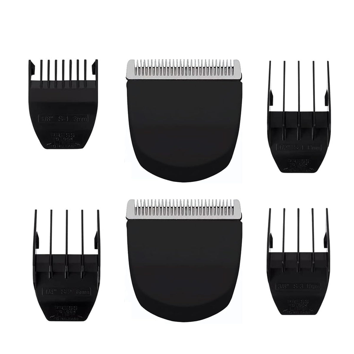 Colorski blade and comb kit for peanut trimmer precision.