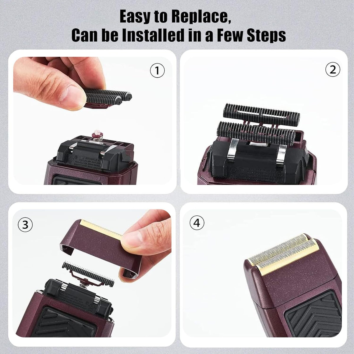 Colorski easy install for quick maintenance between grooming sessions.