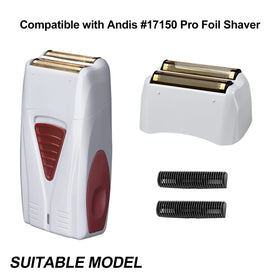 Colorski foil and cutters fit Andis 17155/17150 for quick replacements.