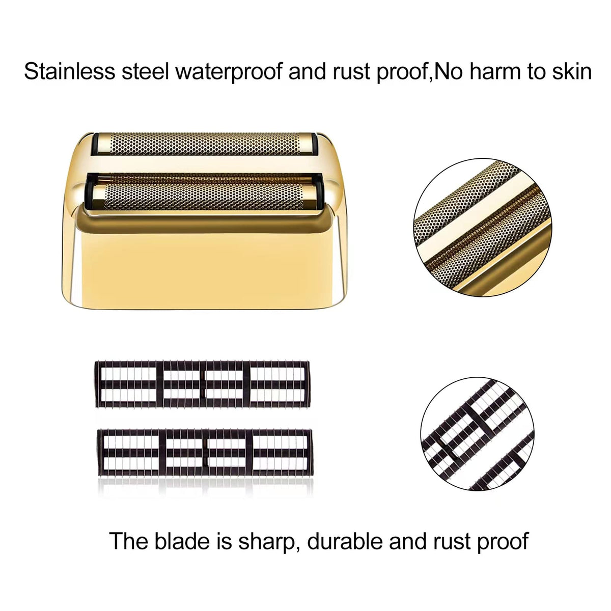 Colorski gold cutter bar for FXFS2, precise cutting with gentle contact.