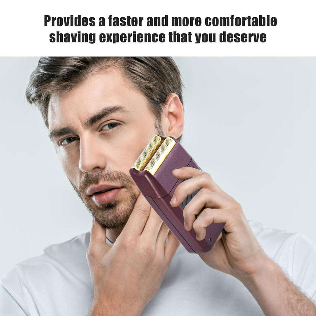 Colorski gold foil and bar assembly for a near-close shave.