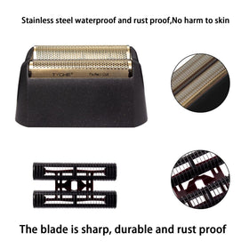Colorski gold foil technology enables a close cut with gentle skin contact.