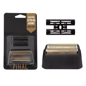 Colorski professional shaver head with gold foil for a smooth shave.