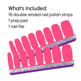 Color Street Watermelon Session on nails during daily activities like typing and cooking.