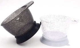 Colortrak Galaxy Glitter Bowls come in a 2-pack for value
