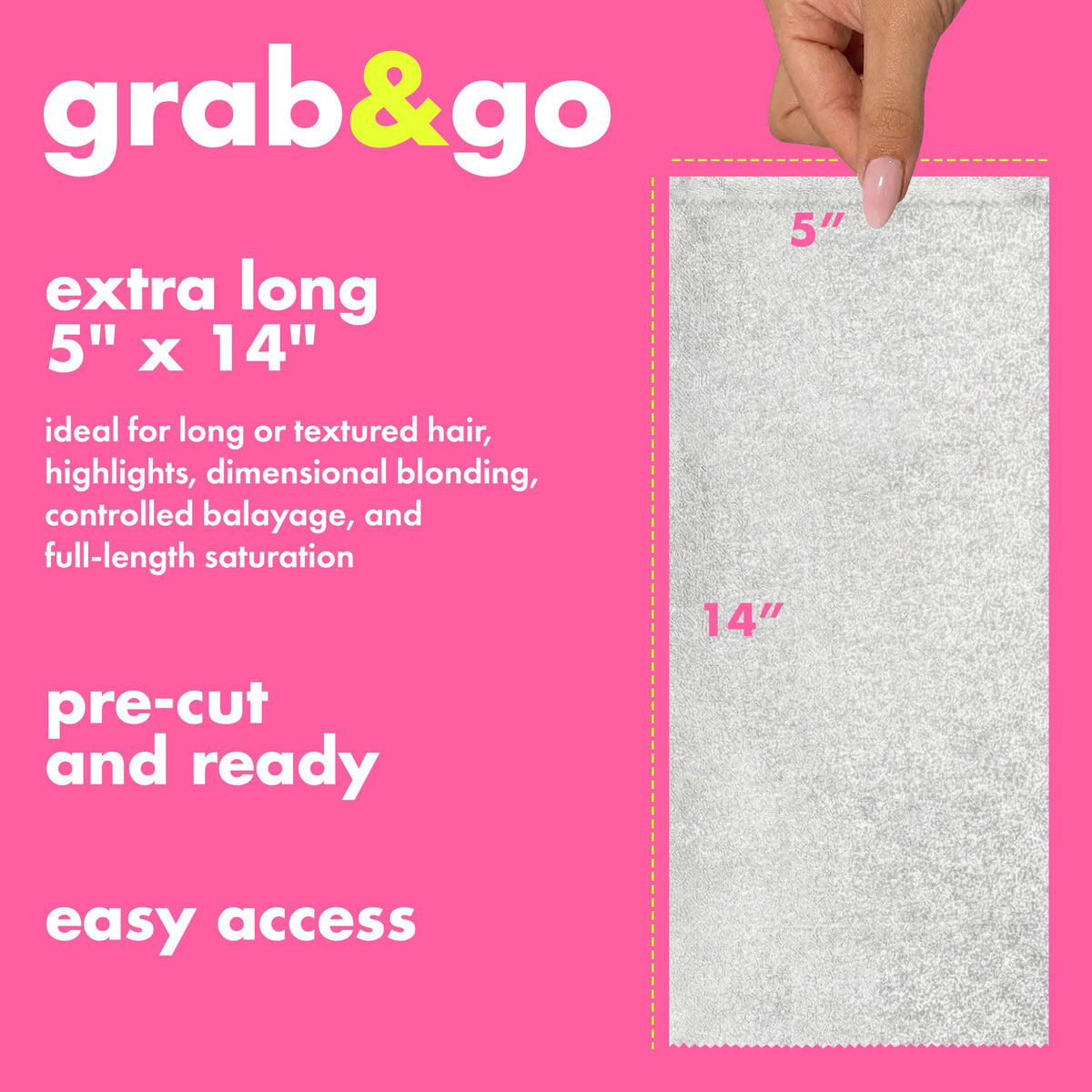 Colortrak non-slip textured foil sheets help keep workstation organized