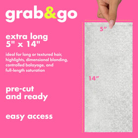 Colortrak non-slip textured foil sheets help keep workstation organized