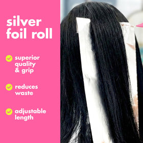 Colortrak highlightfoil box integrated blade enables quick, clean sheet cuts on demand.