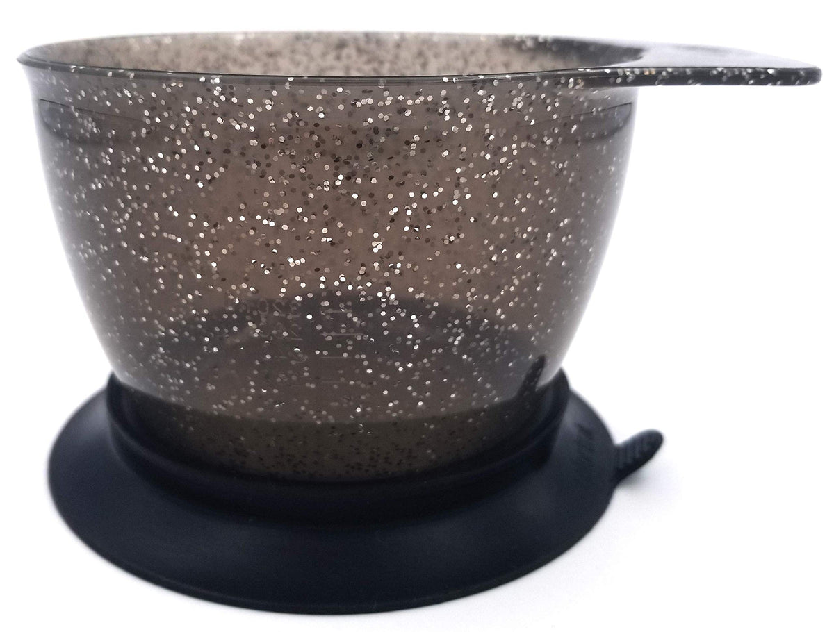 Colortrak holographic glitter bowls add sparkle during color mixing