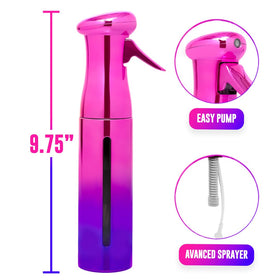 Colortrak Luminous Spray Bottle highlights eco-friendly, reusable design.