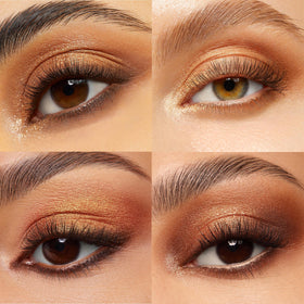 ColourPop Golden Hour matte sparkle shades for soft to bold eye looks.
