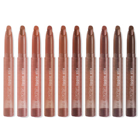 ColourPop Lippie Stix Vault 10 nude shades swatches show versatile everyday options.