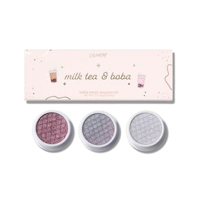 ColourPop Milk Tea and Boba Trio packaging image for travel-friendly glam