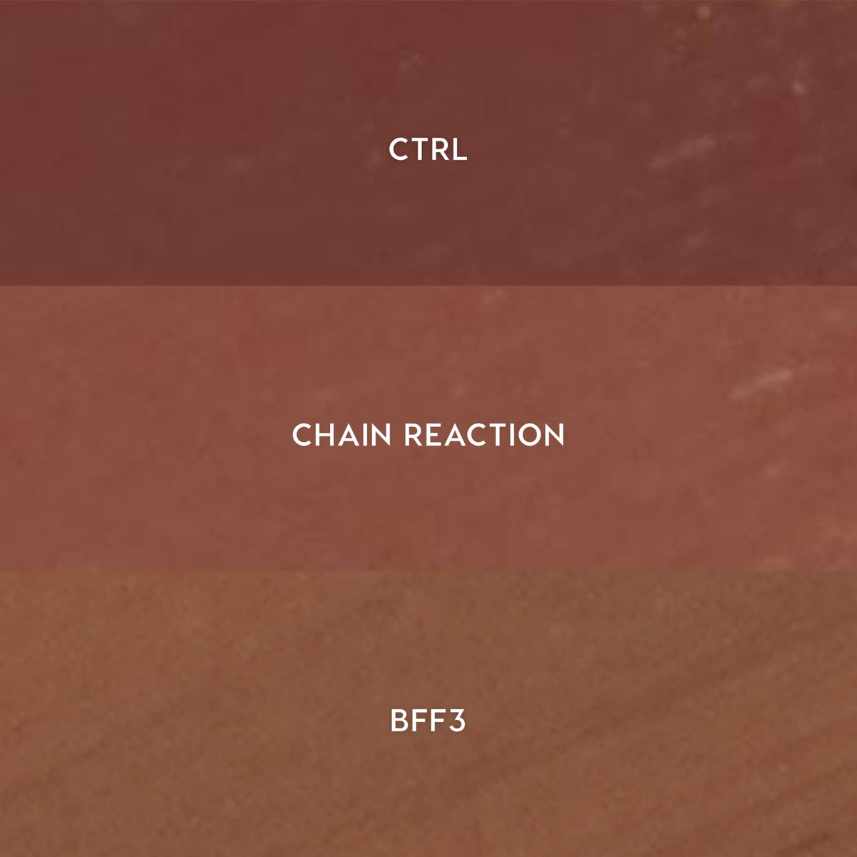 ColourPop Mocha Trio Chain Reaction swatch in warm chocolate for versatile everyday definition