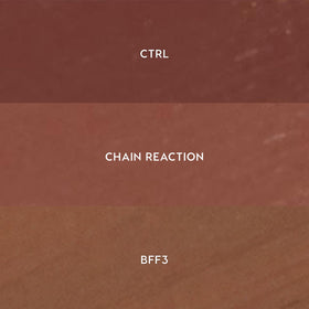 ColourPop Mocha Trio Chain Reaction swatch in warm chocolate for versatile everyday definition