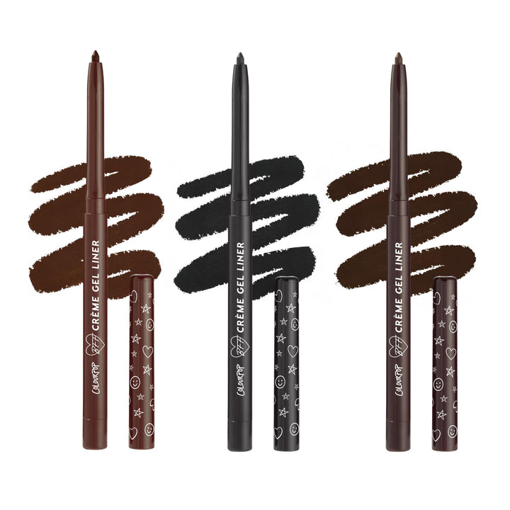 ColourPop Neutral Needs BFF Sunnyvale swatch shows chestnut brown for versatile daily looks.