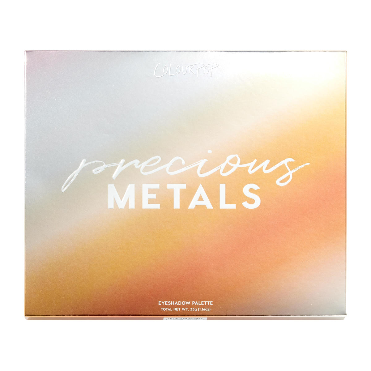 ColourPop Precious Metals travel-ready palette fits in bags for on-the-go color.