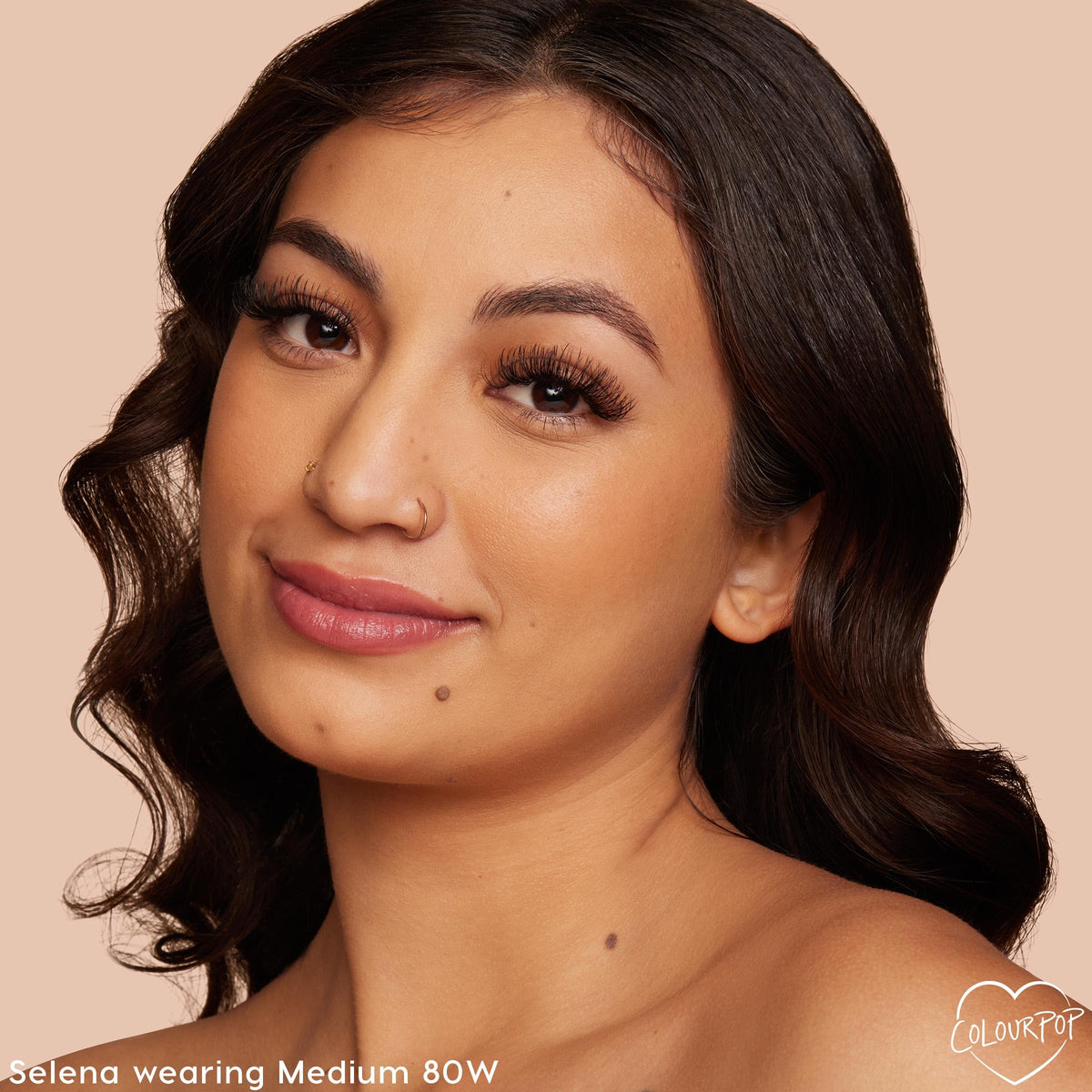 ColourPop Pretty Fresh foundation sponge mid-blend demonstrating easy application
