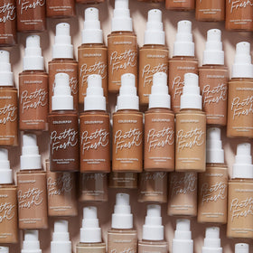 ColourPop Pretty Fresh setting mist for dewy glow.