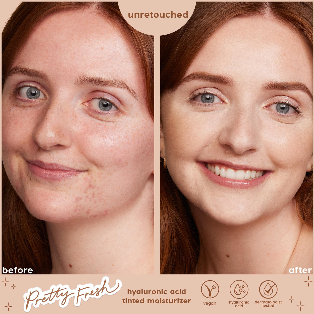 ColourPop Pretty Fresh skin swatch displaying hydration and even skin tone.