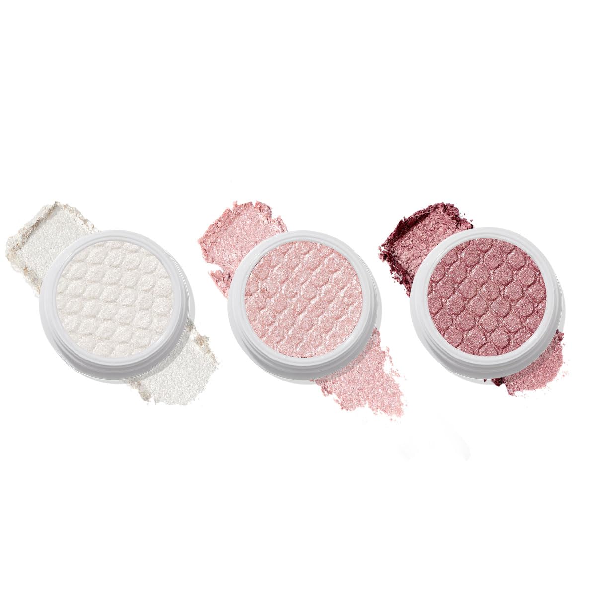 ColourPop Shimmering Besties Trio close-up shows three shades with bold sparkle for versatile looks