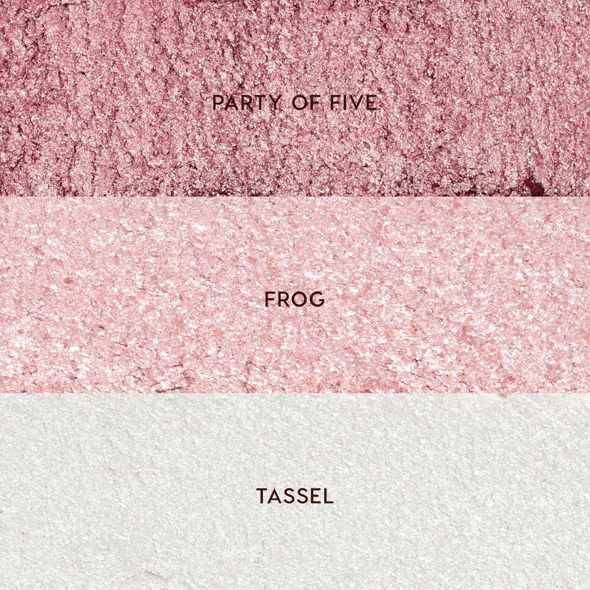 ColourPop Shimmering Besties Trio swatch reveals rich payoff with minimal creasing