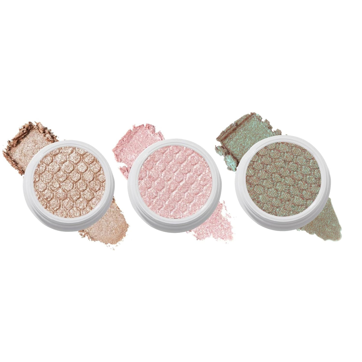ColourPop Sparkling Hits trio packshot shows pigment-rich crème-powder texture for versatile eye looks.