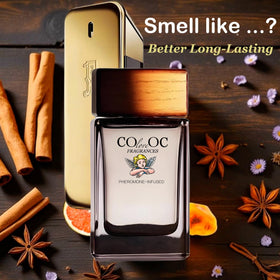 Cupiette base notes of leather, amber, patchouli, and musk for masculine depth.