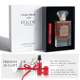 COLOVEOC Fragrances L'EAU MLLE Paris cap close-up highlighting elegant design