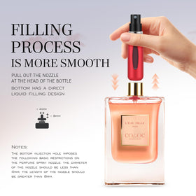 COLOVEOC Fragrances L'EAU MLLE Paris heart notes rose and jasmine