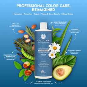 COLURE Richly Moisturize Conditioner helps color care without weighing down hair