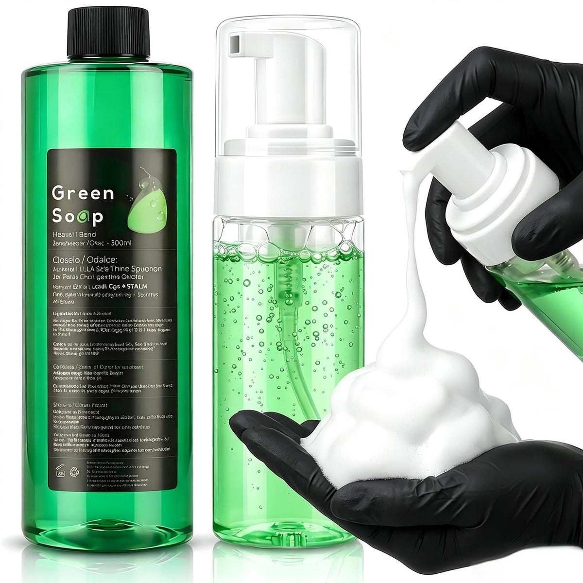 ComboFix Tattoo Green Soap 169oz bottle for gentle post-tattoo cleansing.