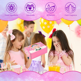Comfso strawberry scented bath bomb adds gentle aroma and skin-friendly moisture.